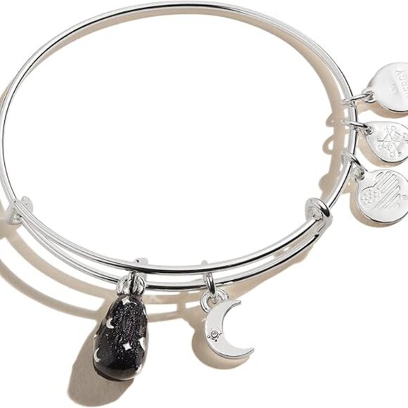 New ALEX AND ANI "I’m A Moon Child” Celestial Charm Bracelet Starburst - Picture 1 of 9
